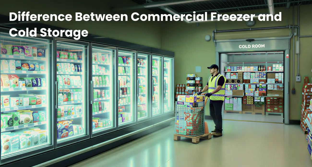Commercial freezer vs cold storage