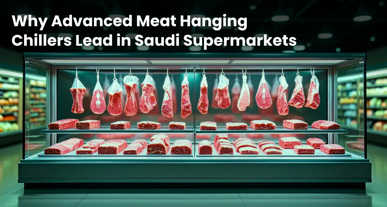 Meat hanging chillers for Saudi supermarket