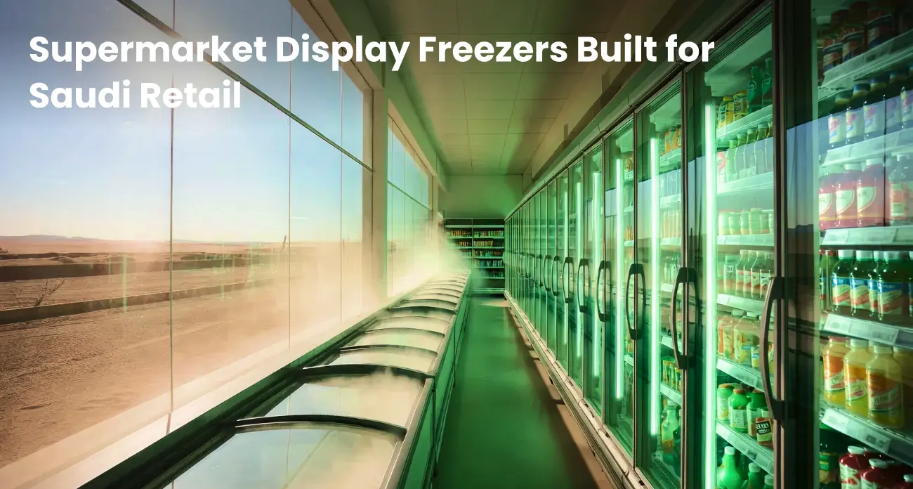 Supermarket Display Freezers Built for Saudi Retail